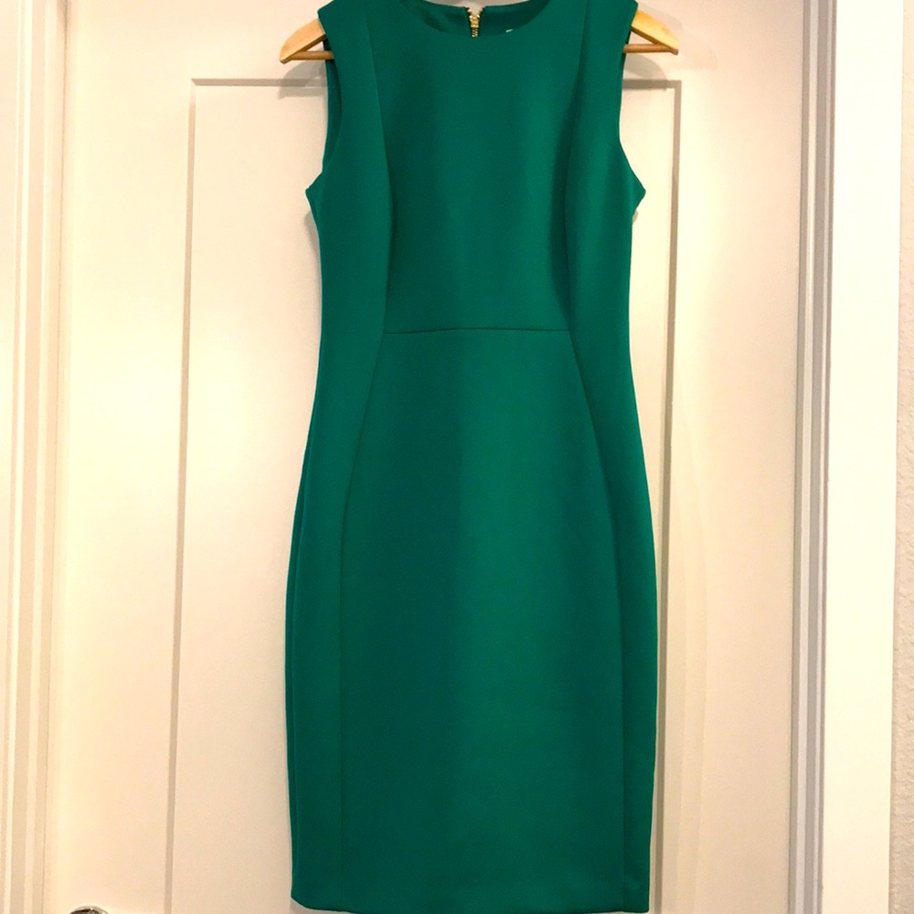Calvin Klein green dress Size 6